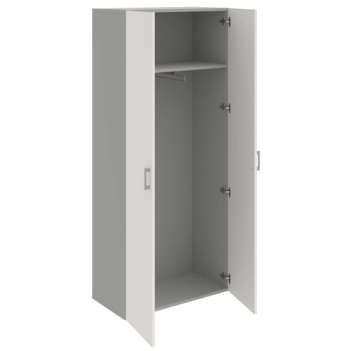 Šatní skříň s dveřmi DRIVE D58001 - výška 185 cm - šířka 80 cm 